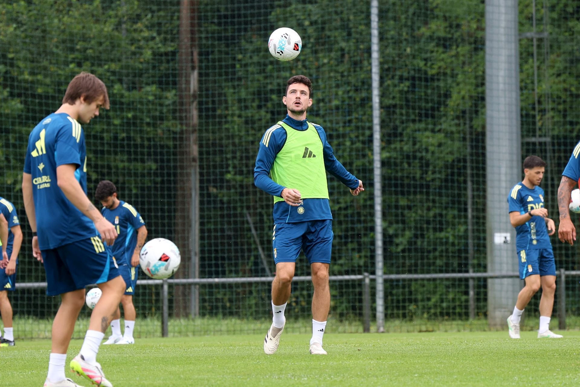 El Real Oviedo y su entrenamiento en El Requexón este 18 de julio
