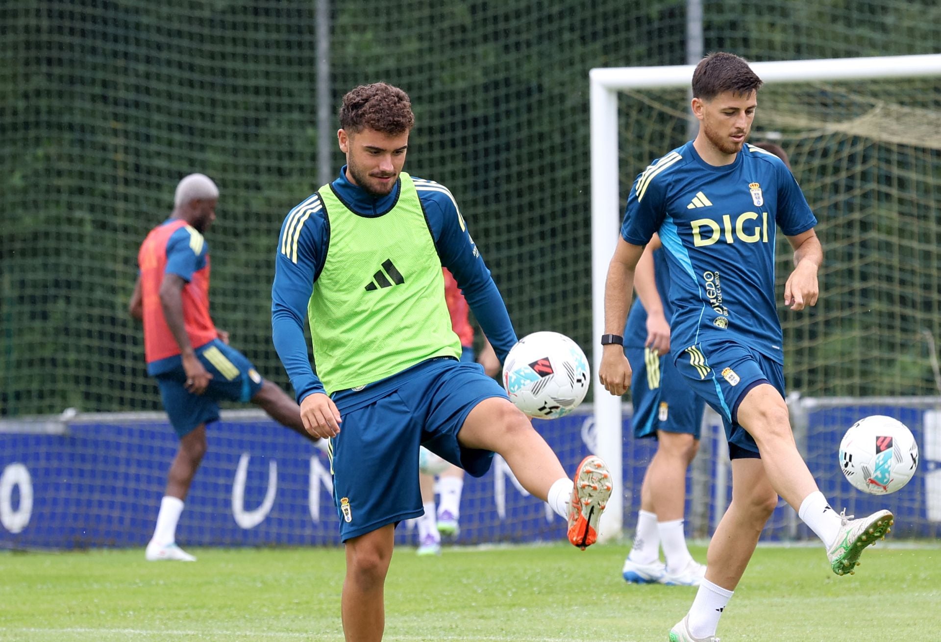 El Real Oviedo y su entrenamiento en El Requexón este 18 de julio