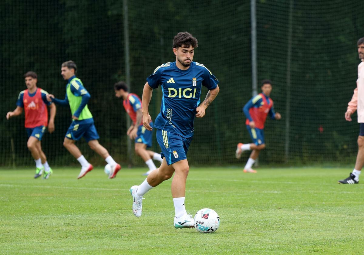 El Real Oviedo y su entrenamiento en El Requexón este 18 de julio