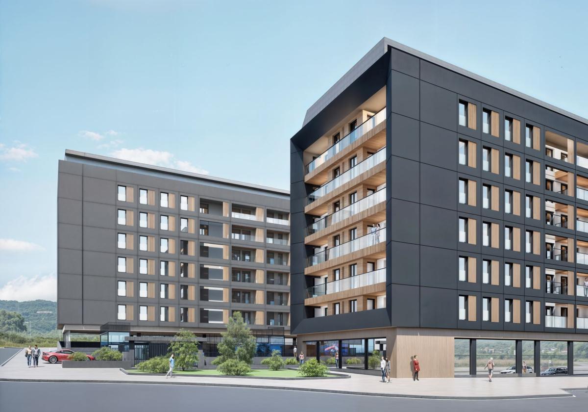 Residencial Lux, en La Florida, en Oviedo.
