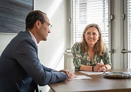 Miguel Ángel Traverso y María Calvo.