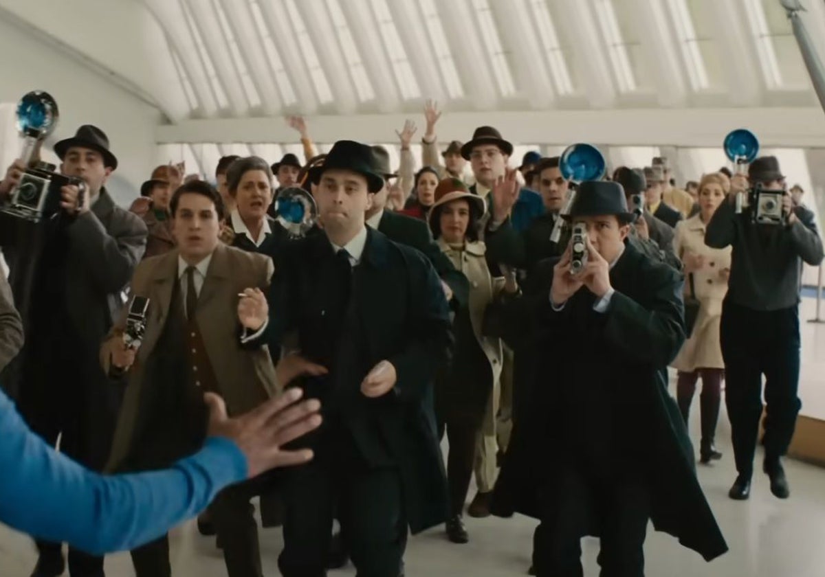 Uno de los fotogramas de la película en los que aparece el Calatrava.