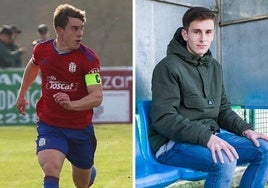 Chechu, a la izquierda, y David Heres, a la derecha, dos de los fichajes del Stadium para esta temporada.