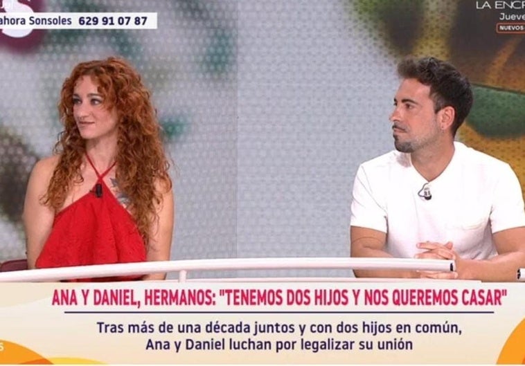 Ana y Daniel, dos hermanos que quieren casarse: «Nos enamoramos después de vivir juntos»