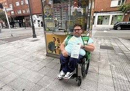 Jorge Santos Gutiérrez, cuponero que vendió los décimos premiados.