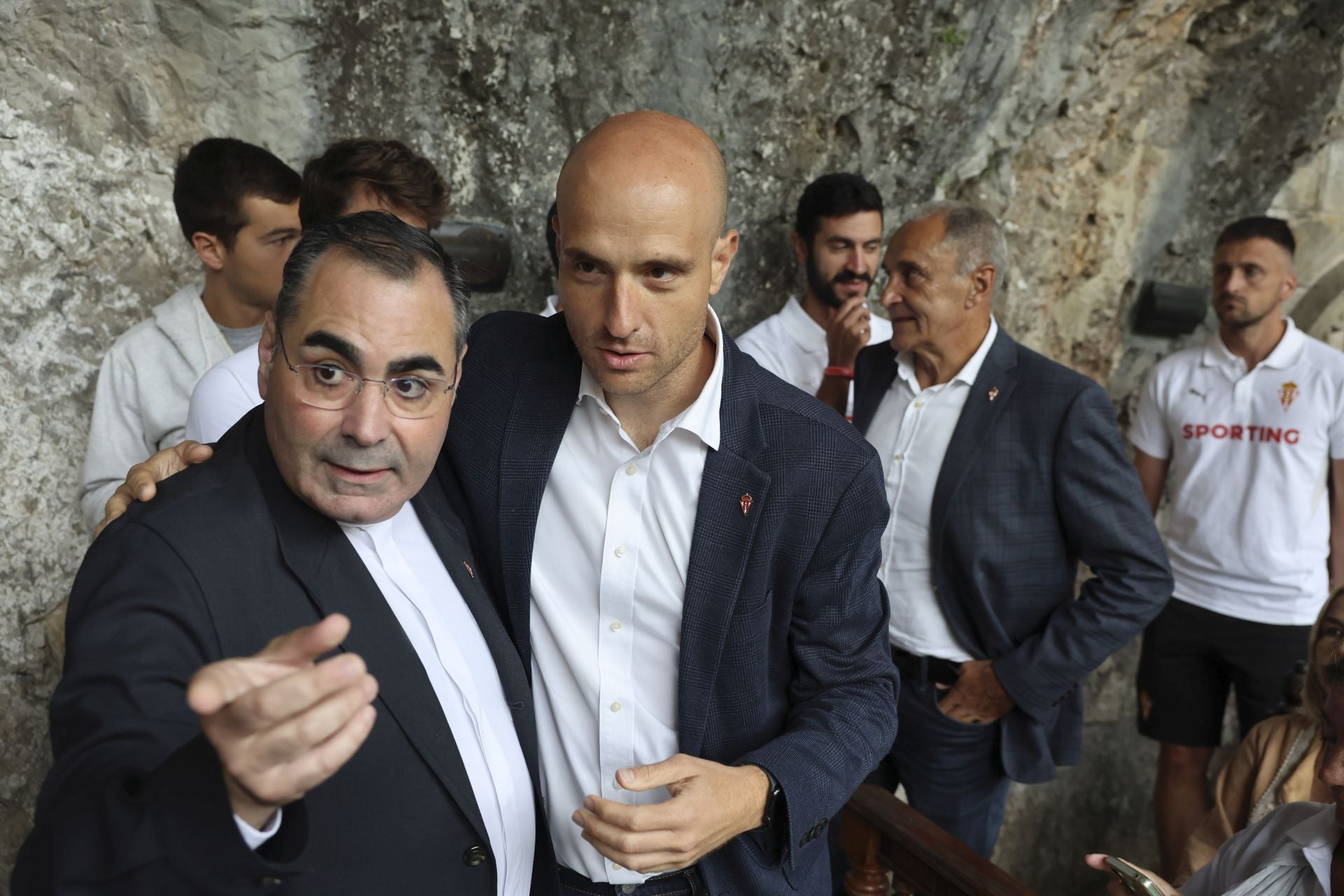 La Santina bendice la nueva temporada del Sporting de Gijón