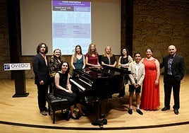 Foto de familia en el Auditorio.