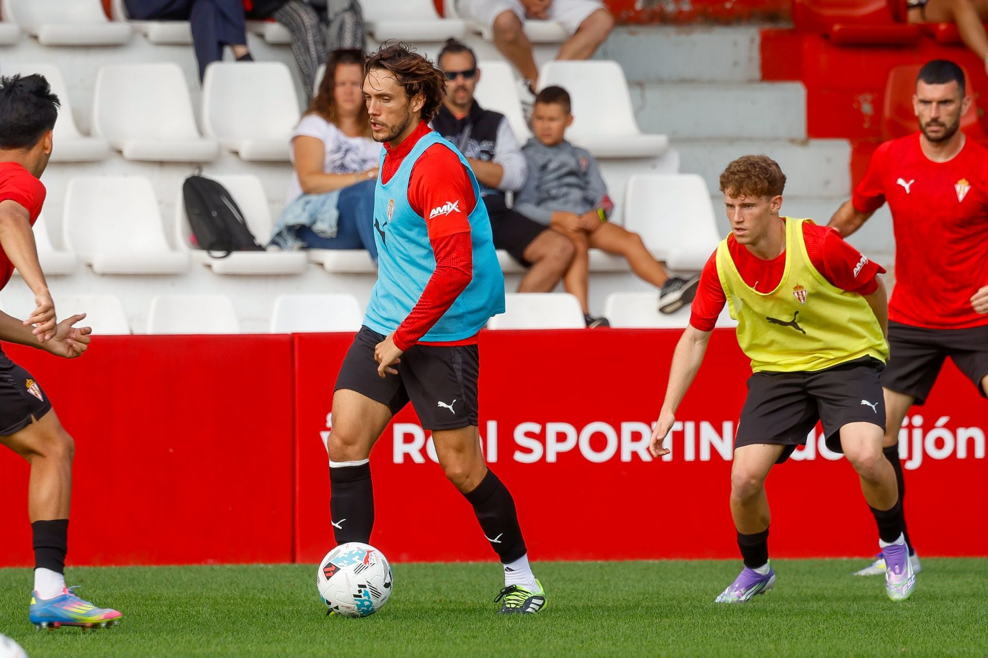 El entrenamiento del Sporting de Gijón de este 29 de julio, en imágenes
