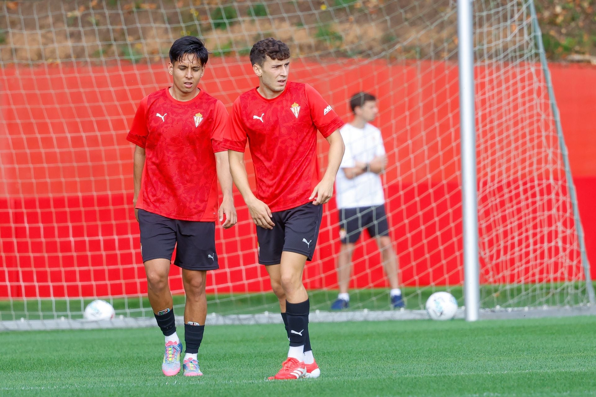 El entrenamiento del Sporting de Gijón de este 29 de julio, en imágenes
