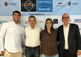Carlos Ferrer, Jorge Suárez, Manuela Fernández y Carlos Sotillos.