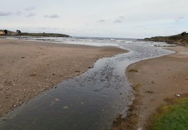Playa de Bañugues, en Gozón