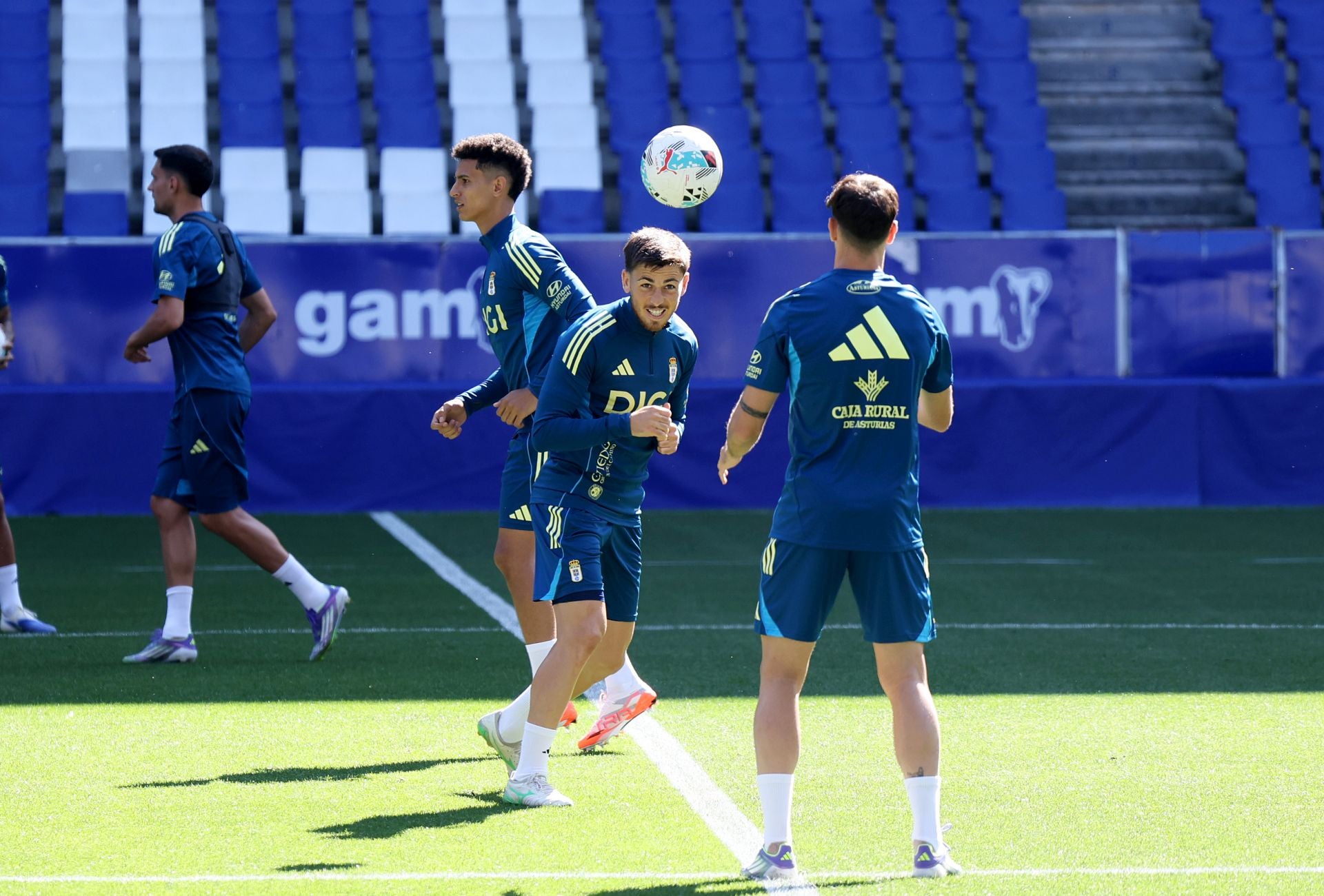 El entrenamiento del Real Oviedo de este 30 de julio, en imágenes
