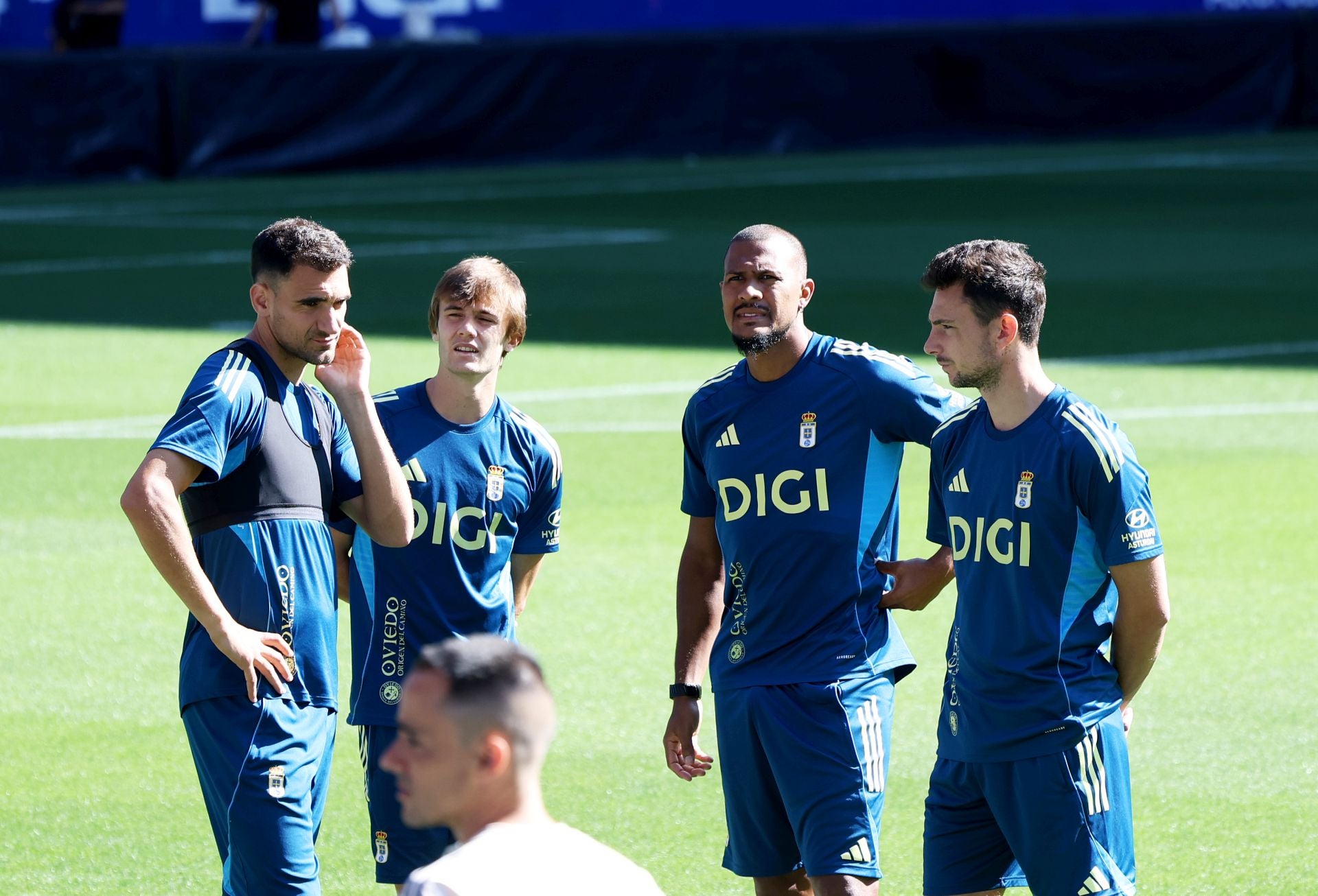 El entrenamiento del Real Oviedo de este 30 de julio, en imágenes