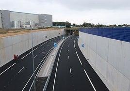 La nueva autovía de Amazon, en Siero.