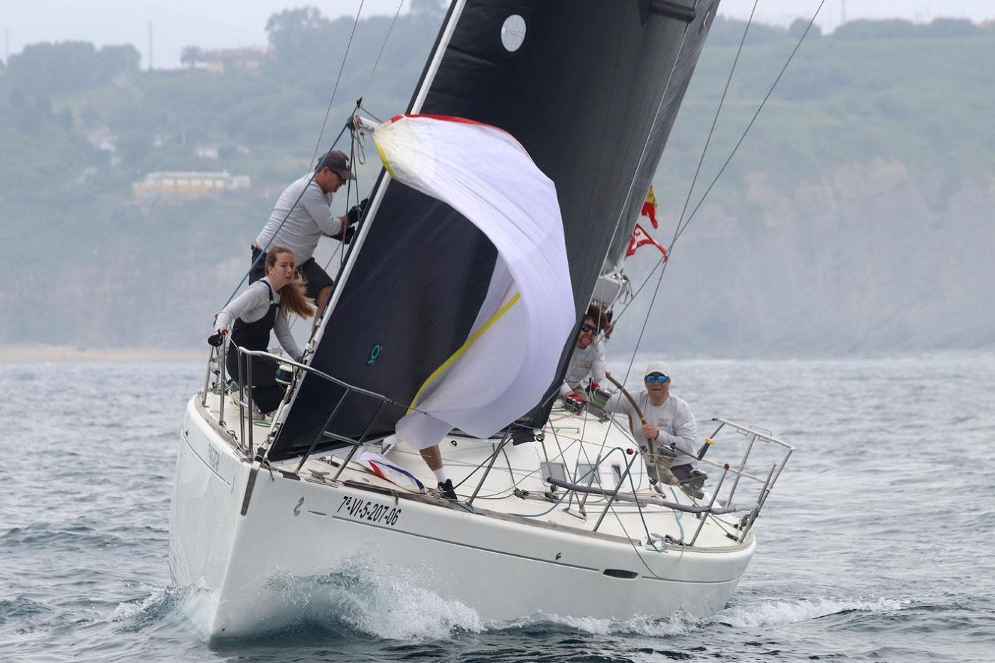 El ‘Starfighter’, durante la VI Regata Aproches-Cantábrica-Trofeo Repsol.