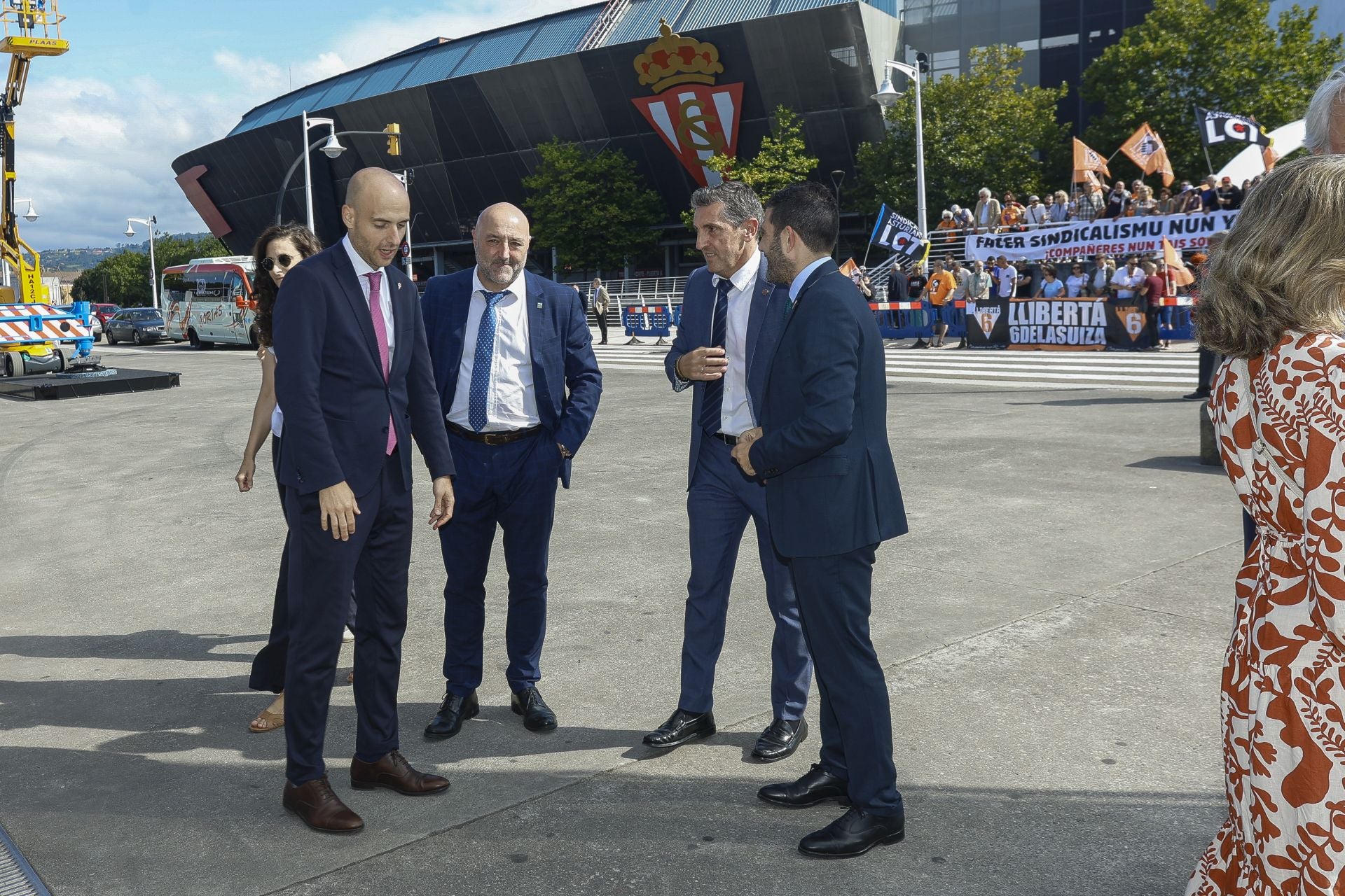 Inauguración de la Feria Internacional de Asturias, en imágenes