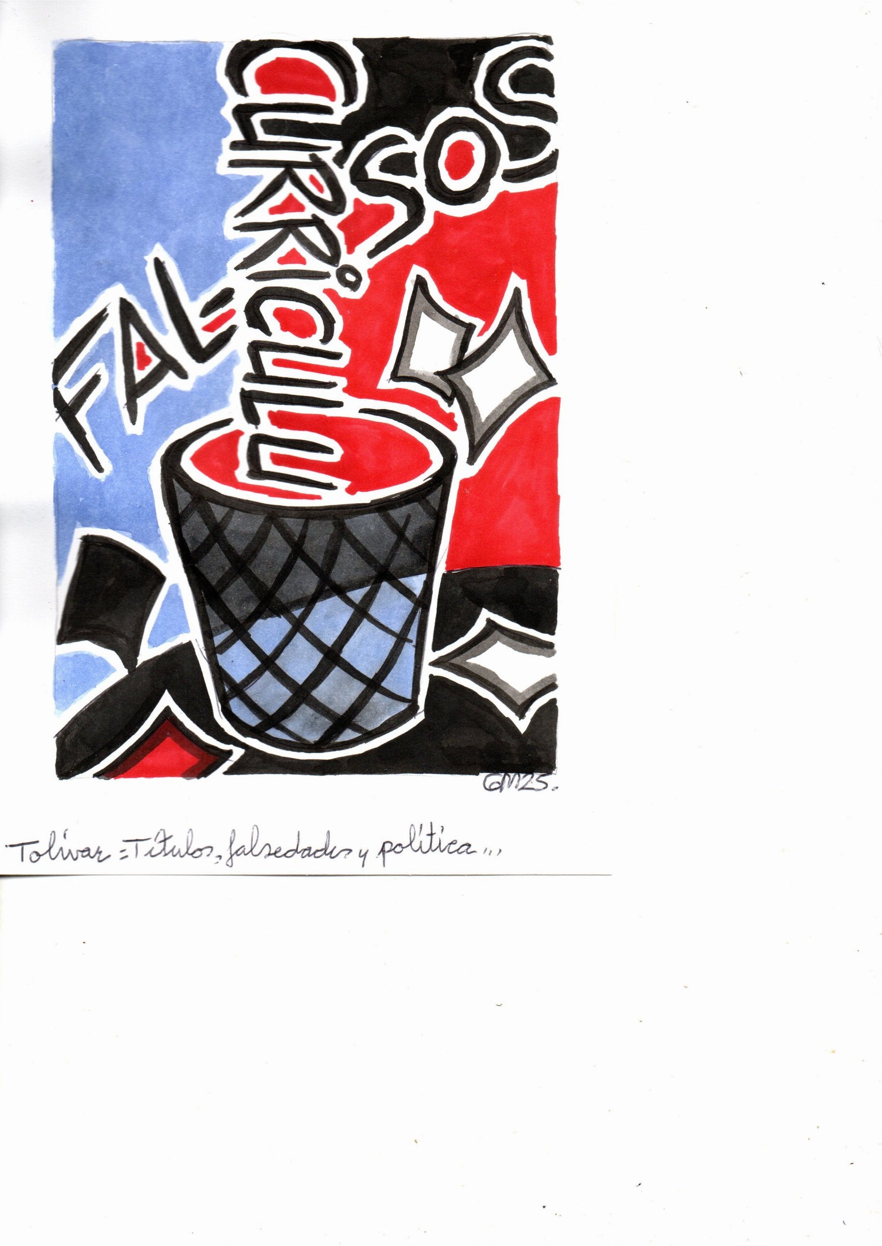 Títulos, falsedades y política