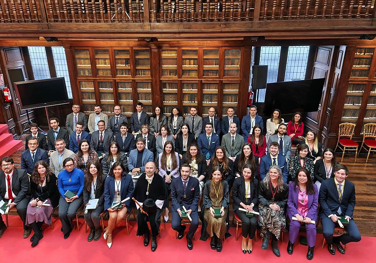 Entrega de los premios en la Universidad de Oviedo.