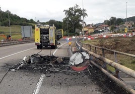 Sofocado el incendio en una caravana en Sariego