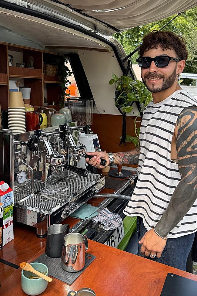 Primer plano de la 'food-truck' del Botánico.