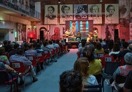 Escenario central de la Semana del Jazz de Candás, JazzCandás, durante un concierto de la edición de 2024.