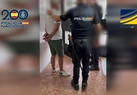 Una de las detenciones que llevó a cabo la Policía Nacional.