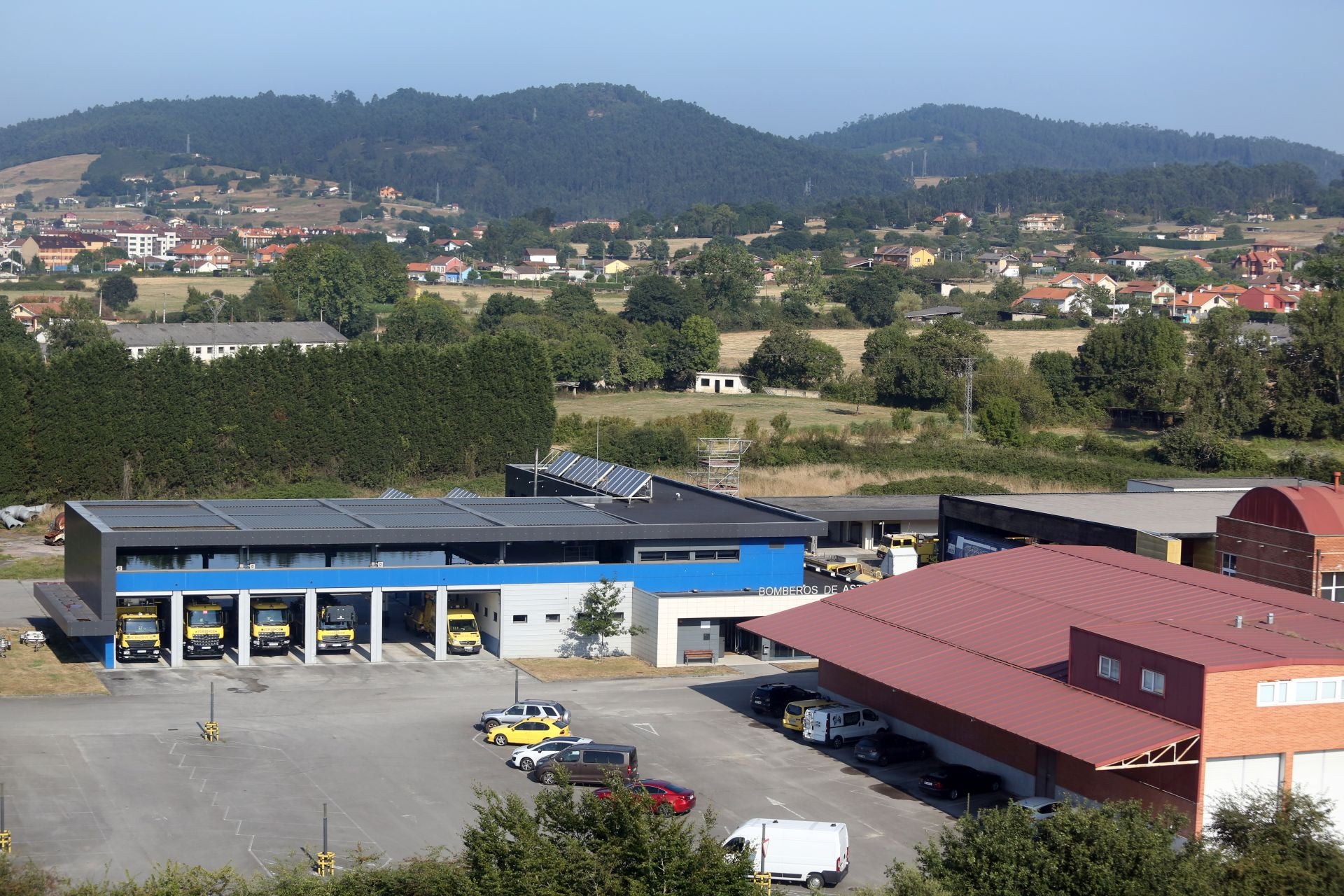 Así se ve Oviedo desde el helicóptero de la Policía Nacional