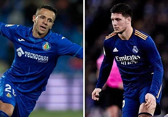 Nemanja Maksimovic y Luka Jovic.