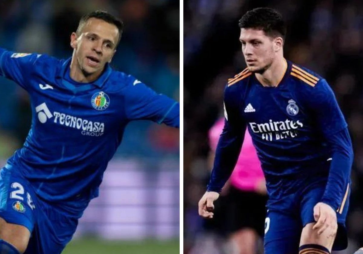 Nemanja Maksimovic y Luka Jovic.