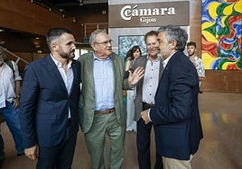 Jorge García, Ovidio de la Roza, Félix Baragaño y Alejandro Calvo.