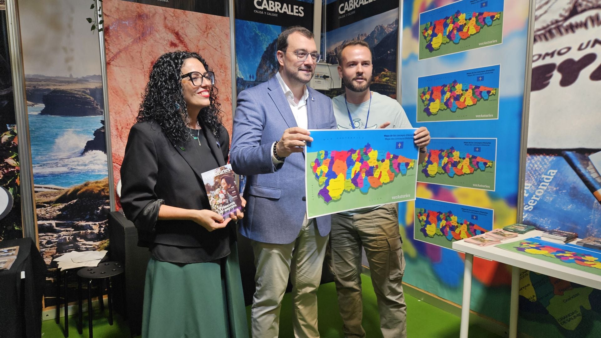 Las fotos que deja la visita de Adrián Barbón a la Feria de Muestras de Asturias