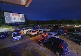 Instalaciones del Autocine de Gijón.