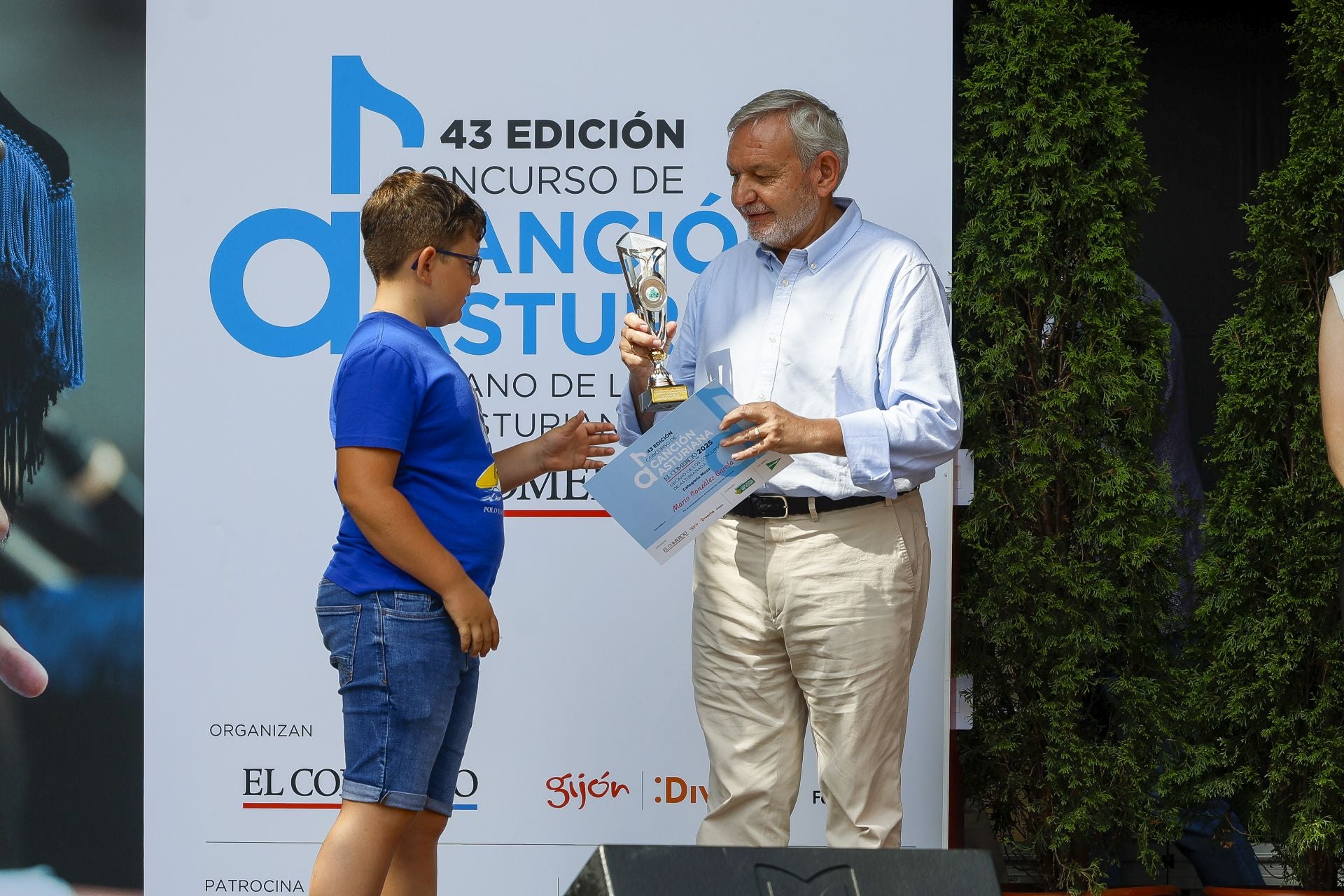 La entrega de premios del 43 Concurso de Canción Asturiana de EL COMERCIO, en imágenes