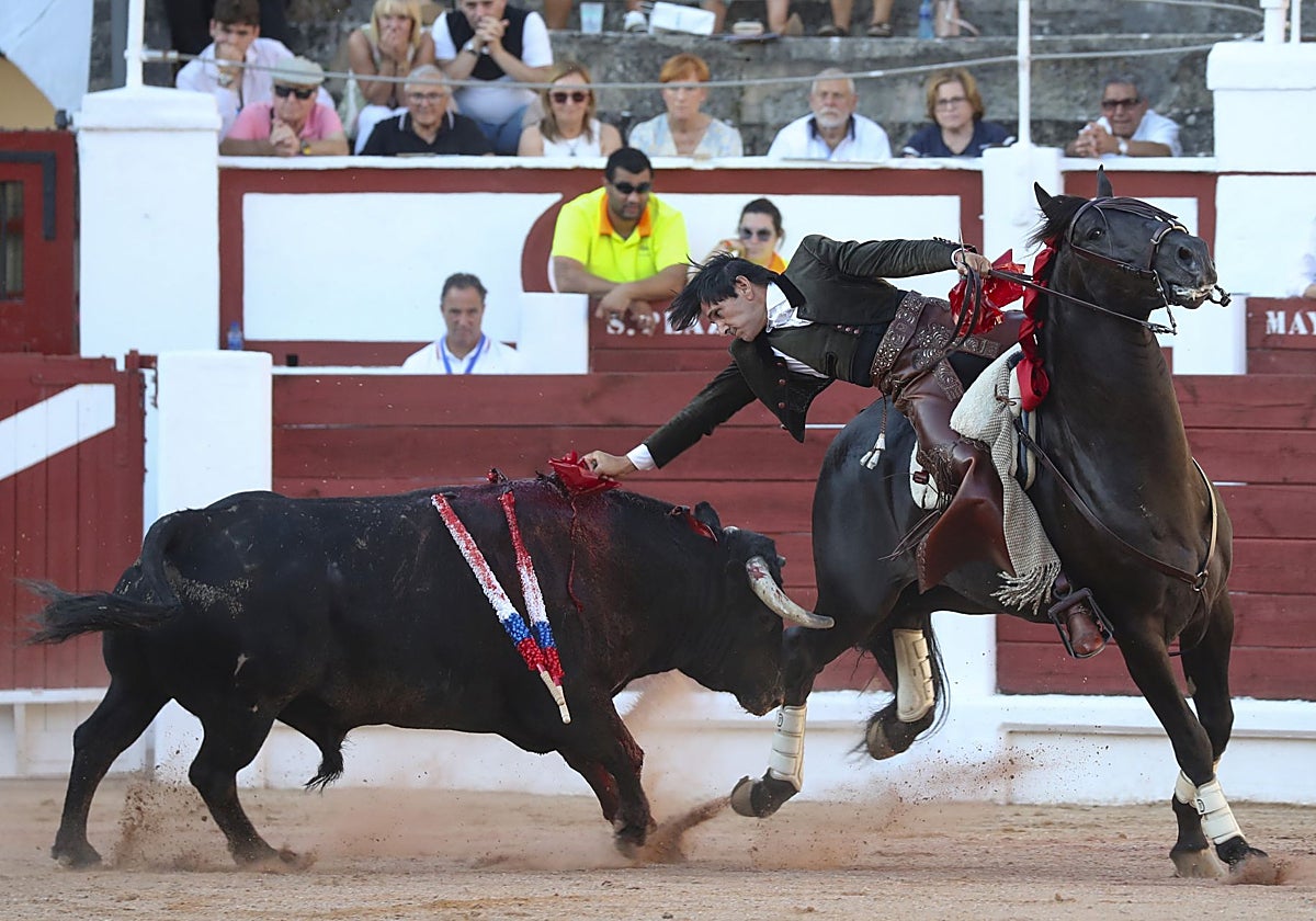 Diego Ventura, en El Bibio, la pasada Feria de Begoña.