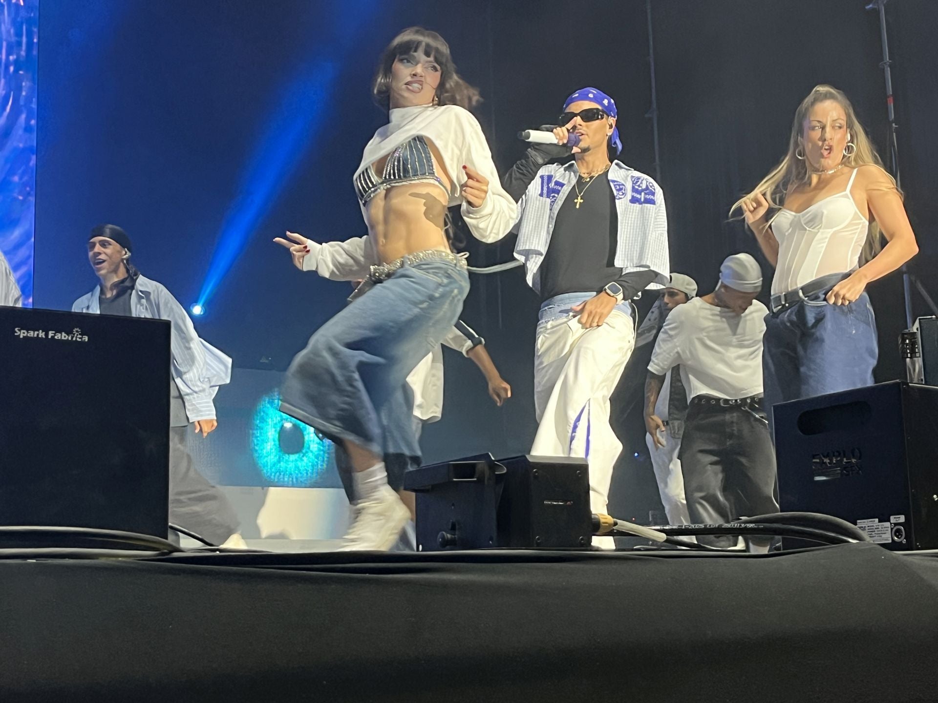 Abraham Mateo ilumina el escenario de Poniente, en Gijón