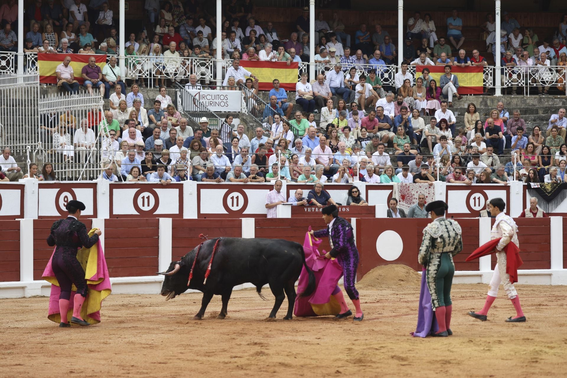 La primera corrida de la Feria de Begoña en imágenes