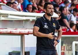 Dani Vidal, en un partido del Nàstic de Tarragona.