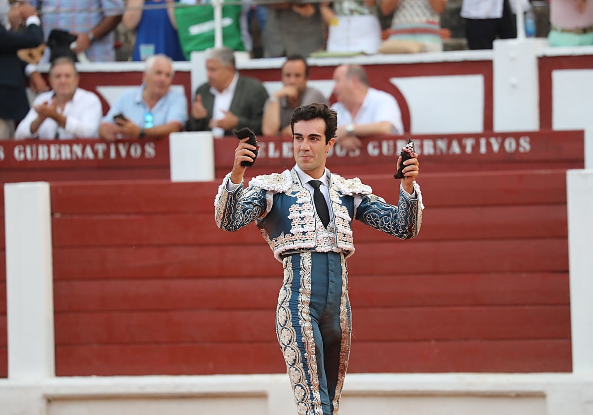 Tomás Rufo cortó dos orejas en la feria de Begoña de El Bibio en 2023.