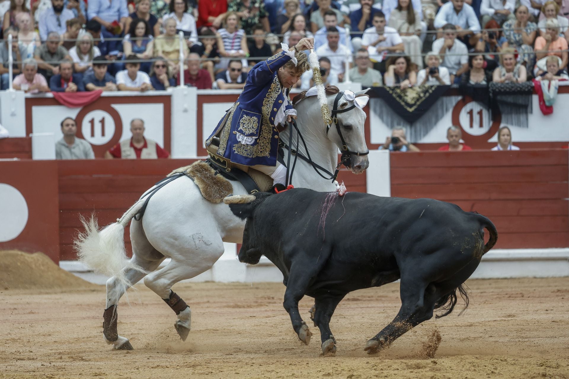 Tarde de rejones en la Feria taurina de Begoña en Gijón