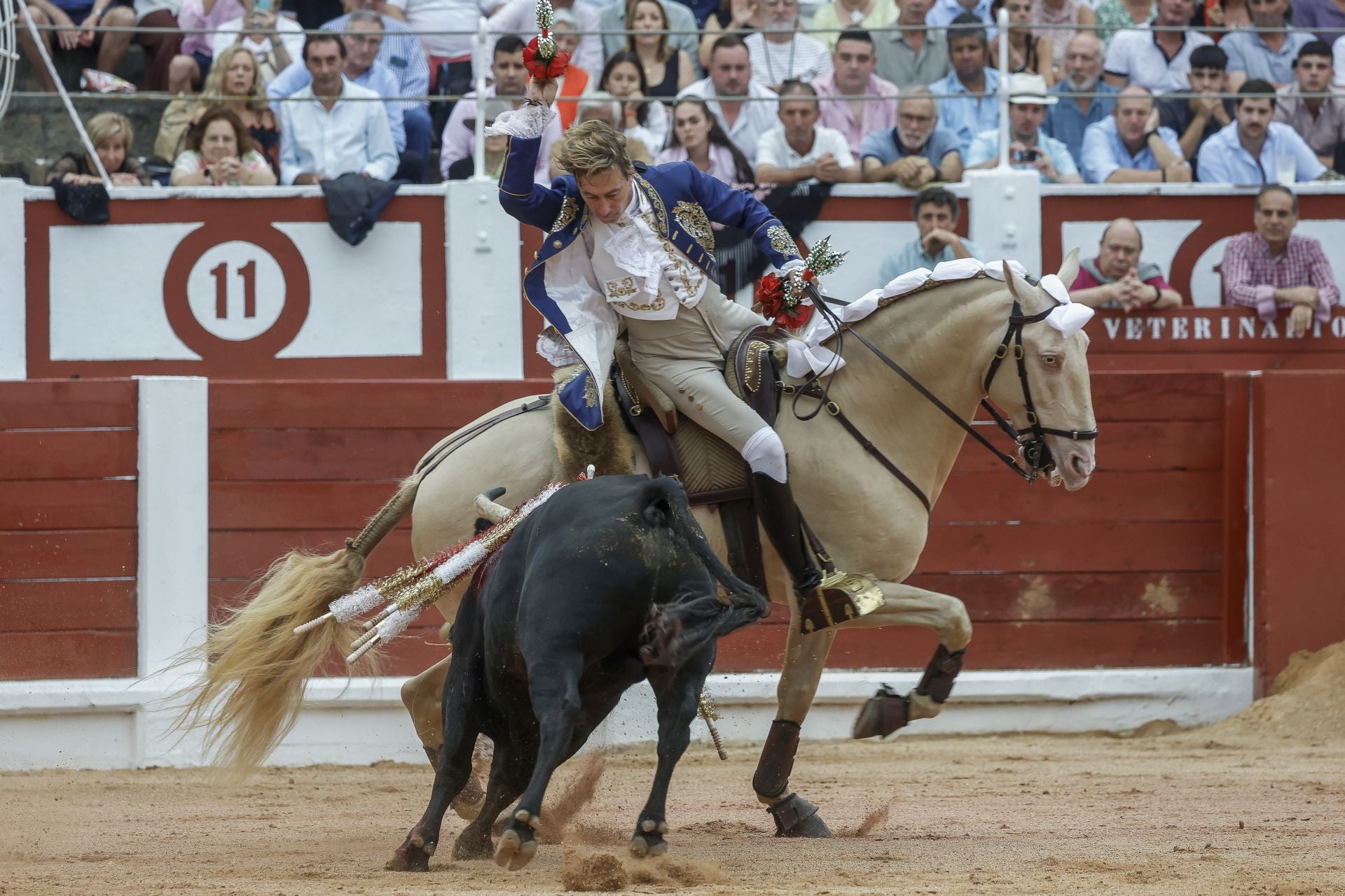 Tarde de rejones en la Feria taurina de Begoña en Gijón