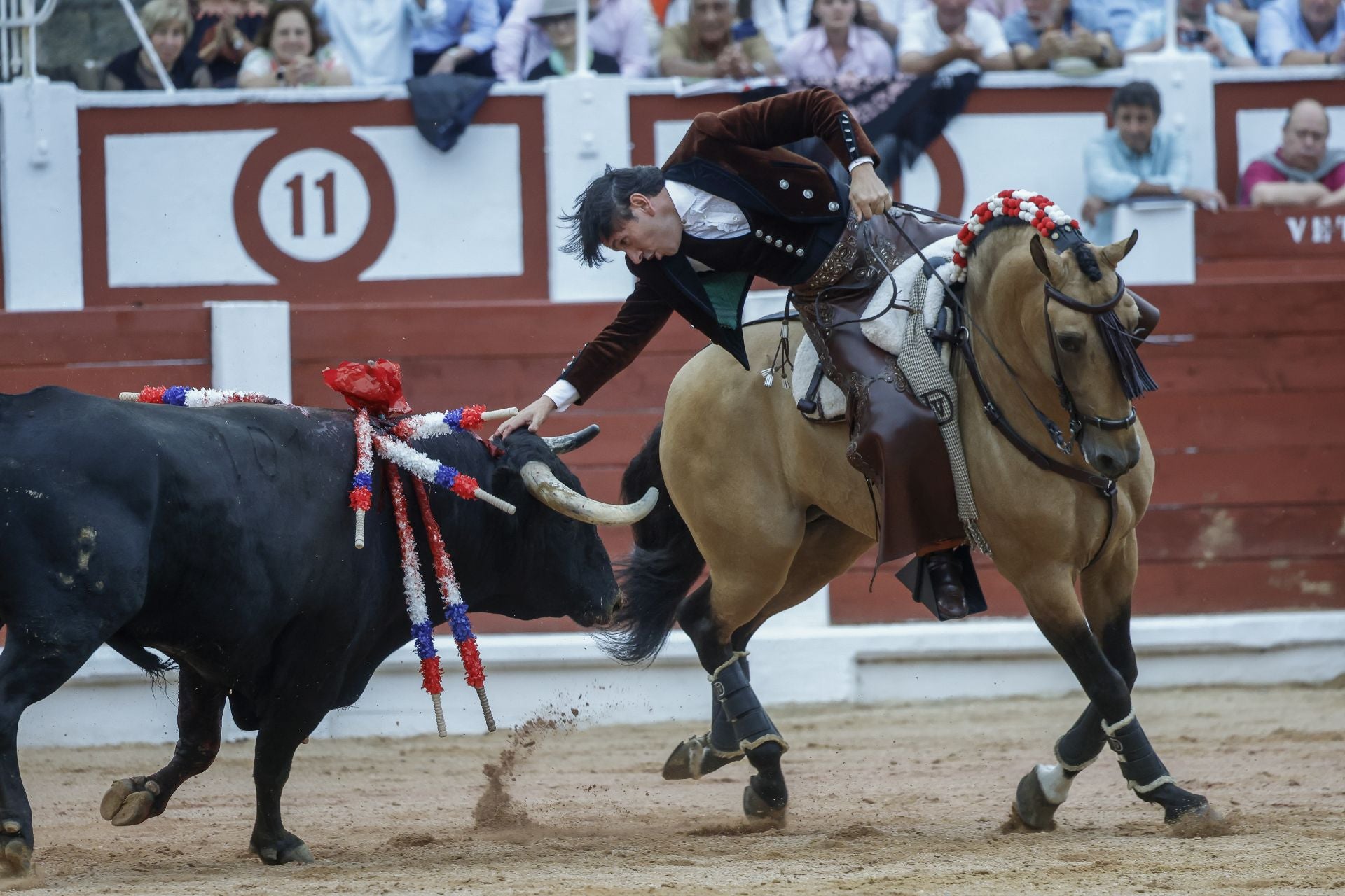Tarde de rejones en la Feria taurina de Begoña en Gijón