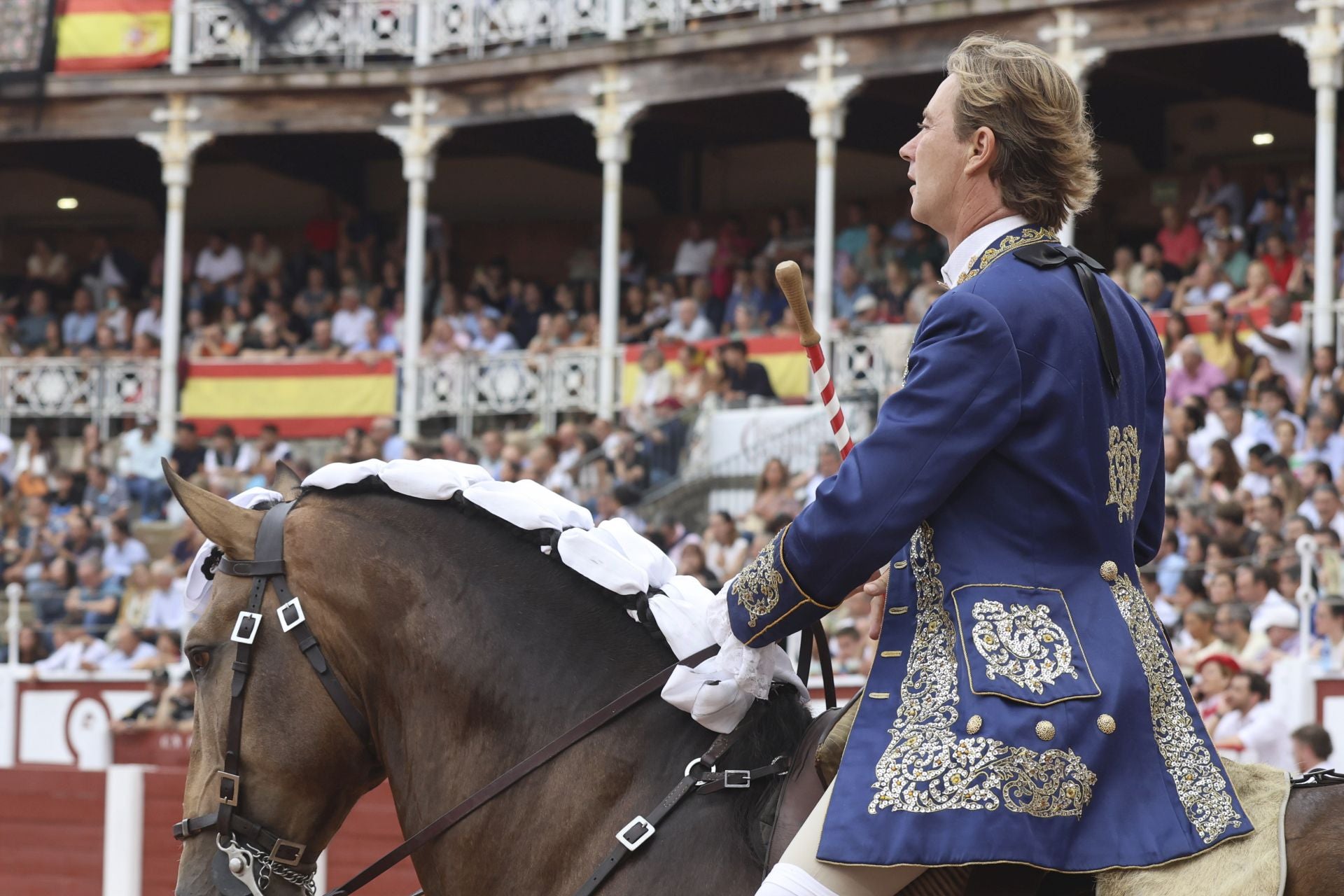 Tarde de rejones en la Feria taurina de Begoña en Gijón