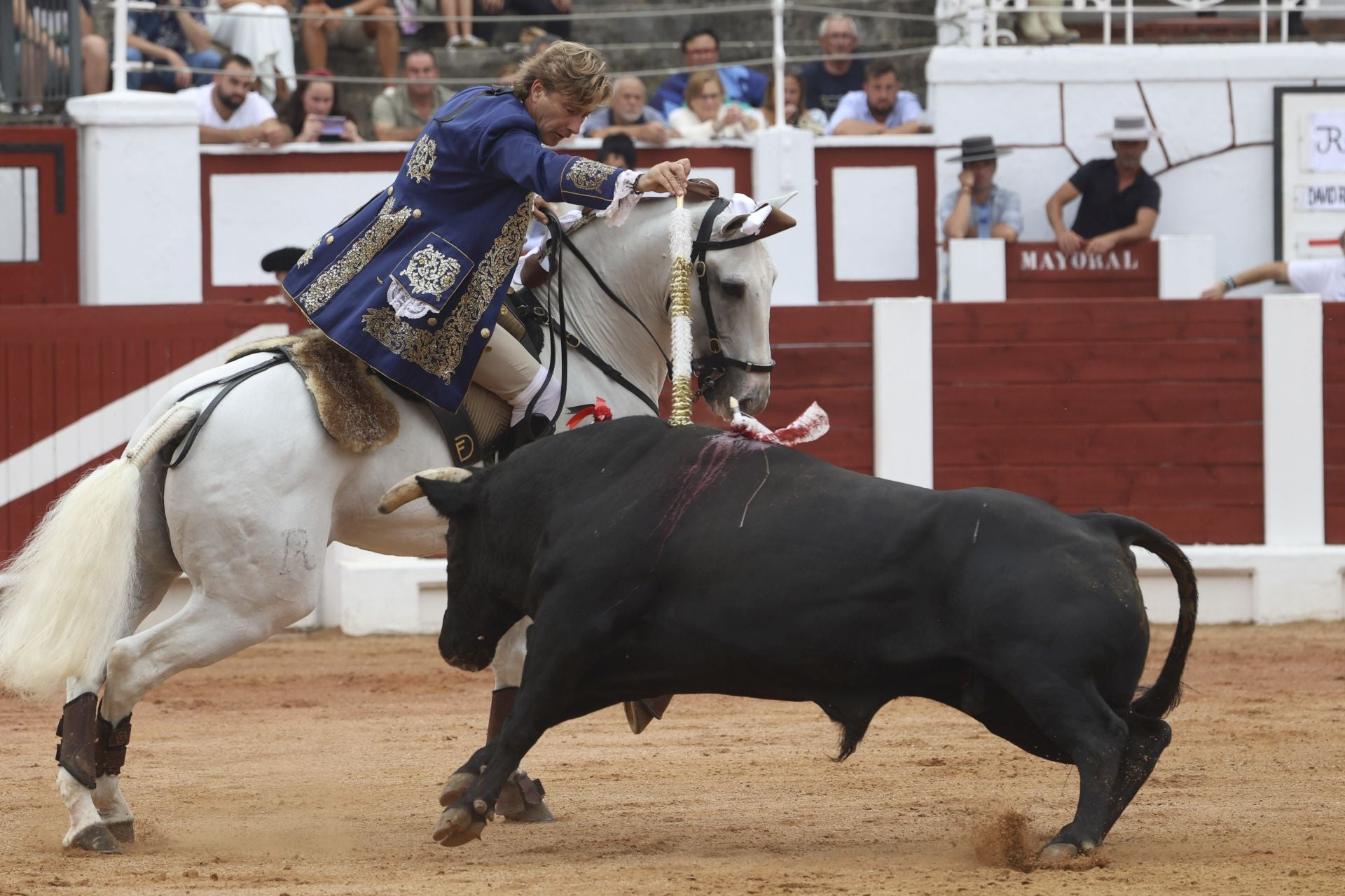 Tarde de rejones en la Feria taurina de Begoña en Gijón