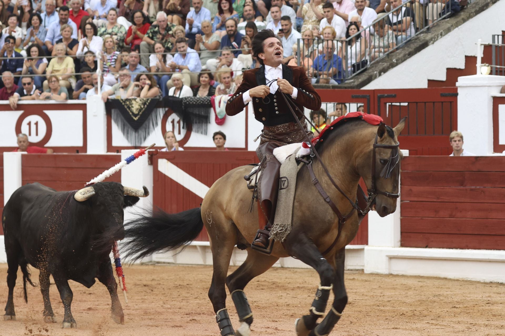 Tarde de rejones en la Feria taurina de Begoña en Gijón