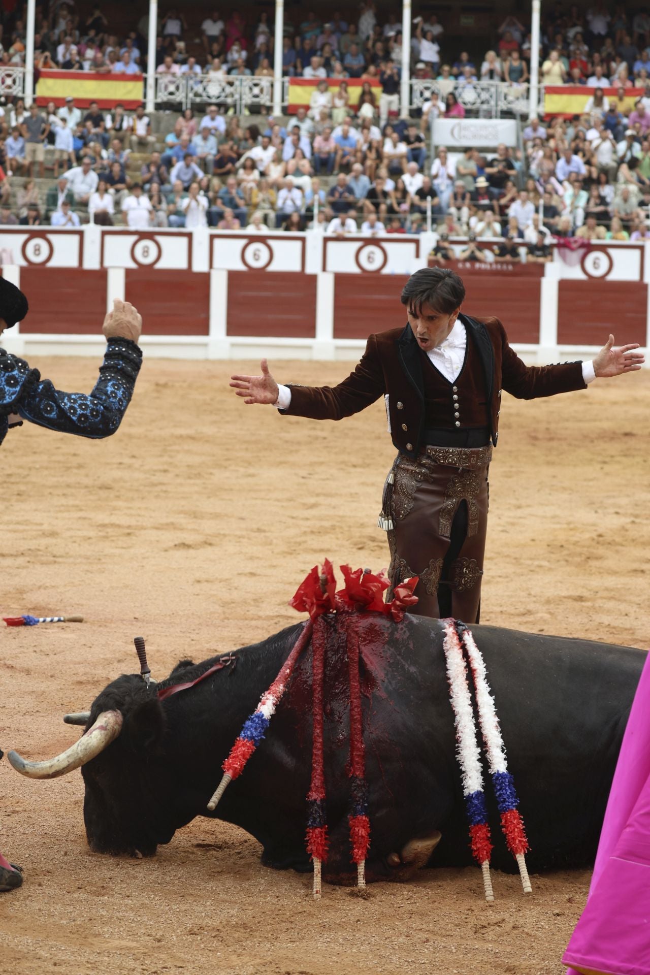 Tarde de rejones en la Feria taurina de Begoña en Gijón