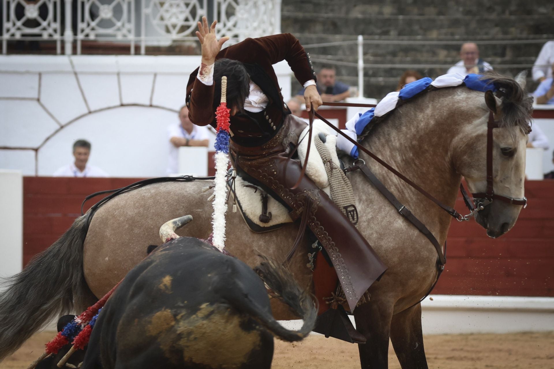 Tarde de rejones en la Feria taurina de Begoña en Gijón