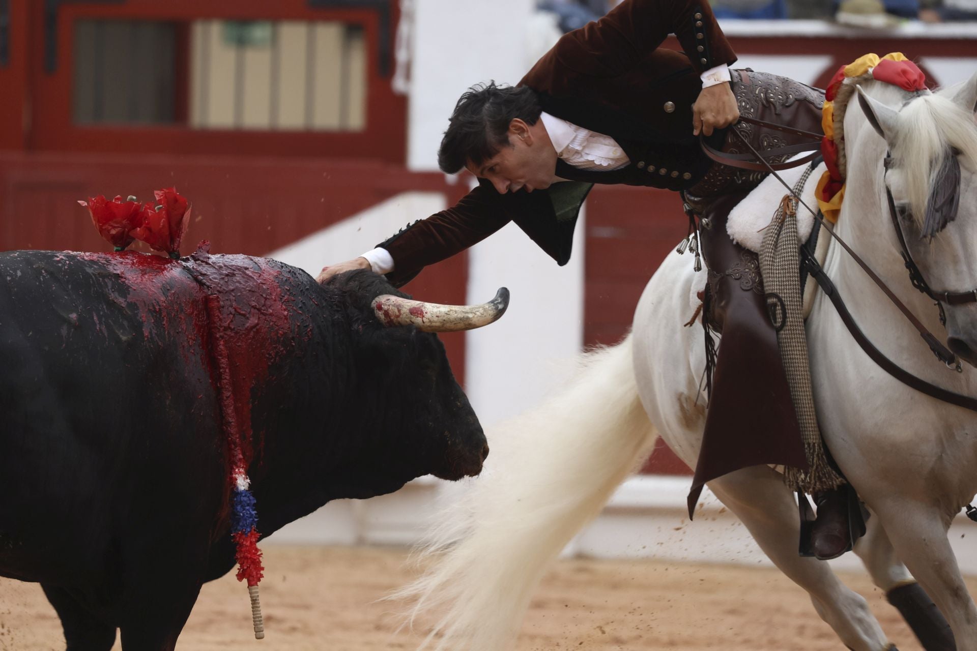 Tarde de rejones en la Feria taurina de Begoña en Gijón