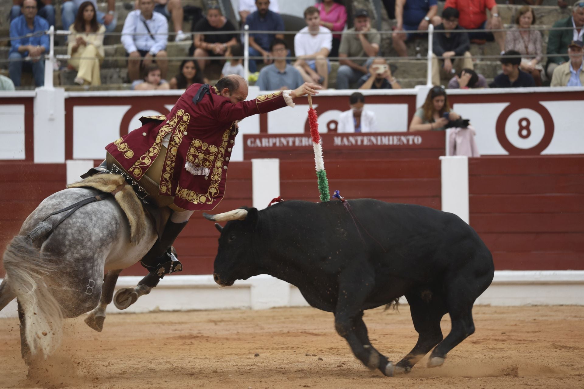 Tarde de rejones en la Feria taurina de Begoña en Gijón