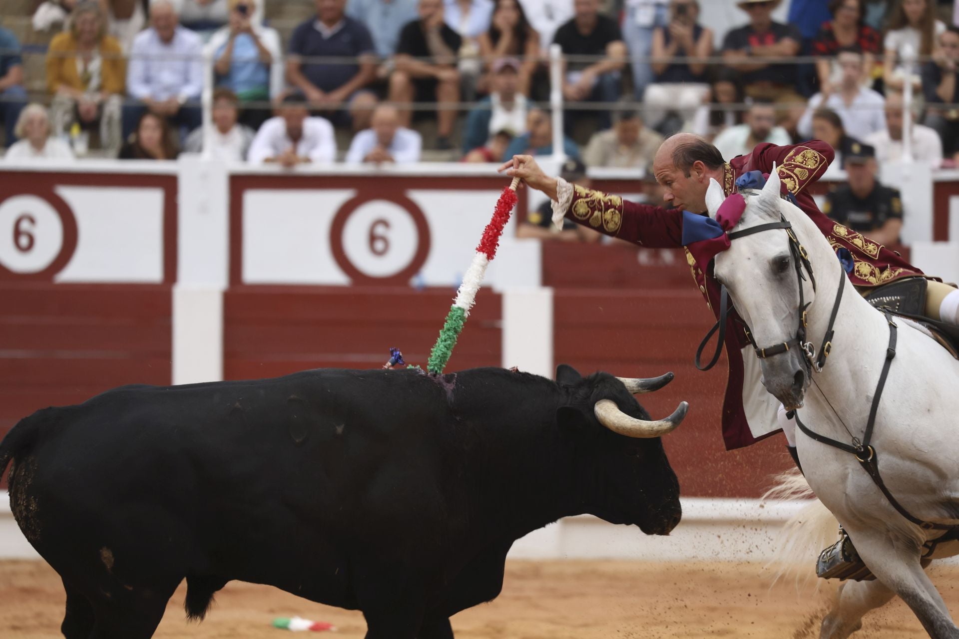 Tarde de rejones en la Feria taurina de Begoña en Gijón