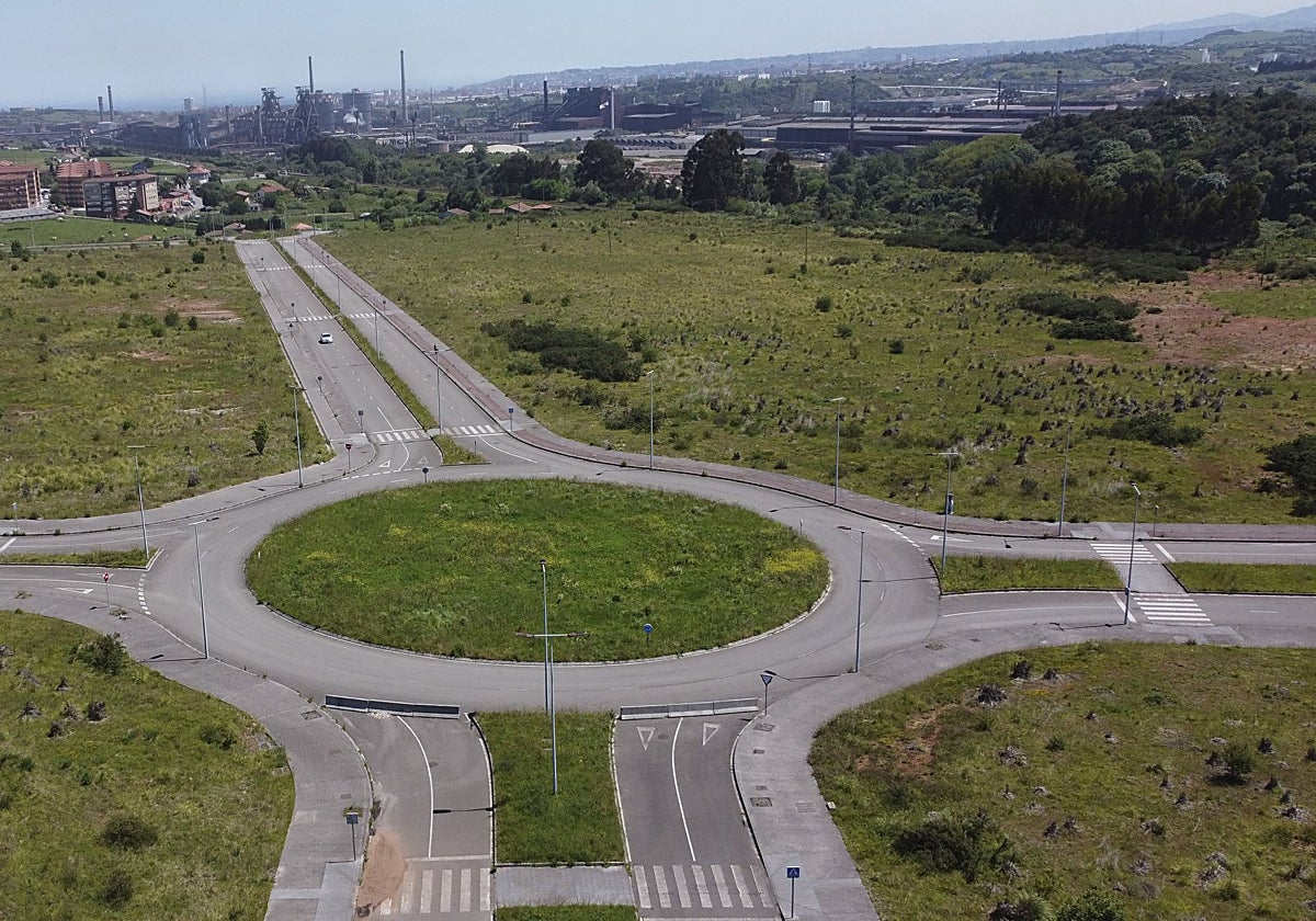 Terrenos de la ZALIA, donde Sunwafe planea ubicar su fábrica de piezas para paneles solares.